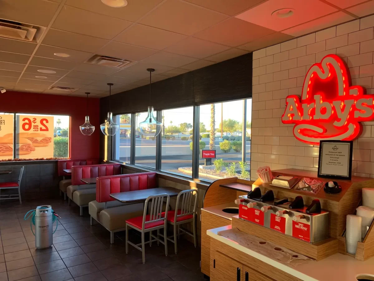Arbys commercial inner window tinting Chandler az