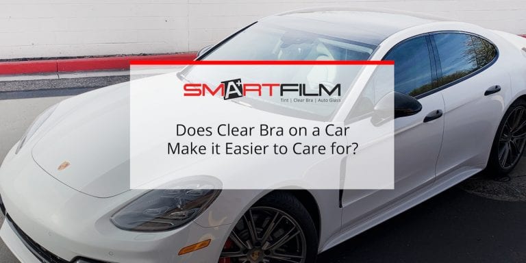 clear bra on car